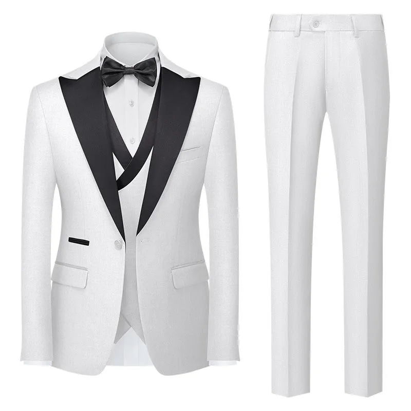Z189Winter Western-style Groomsmen Suit Men's Wedding Casual Trend