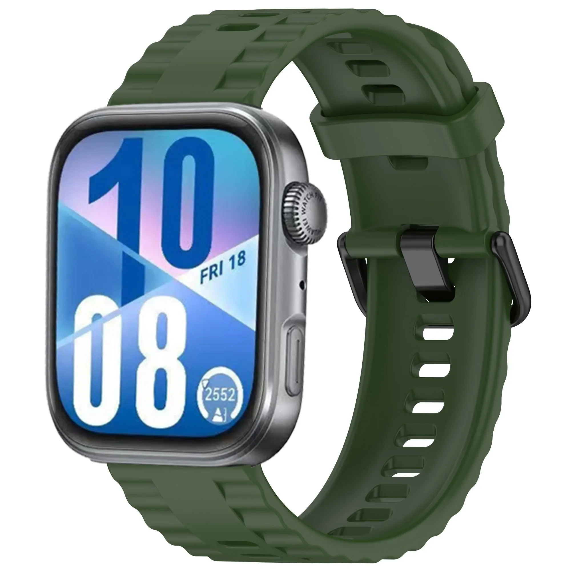 Enhanced Silicone Strap for Sports Smartwatch Replacement Wristband