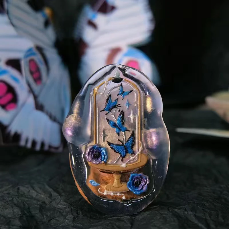  Specimen Mineral Sample Display Case Design Relief Fire Seal Stamp DIY Scrapbooking Retro Series New Sle