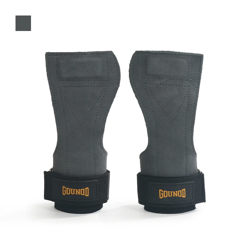 2 יחידות / 1 זוג הגנת כף יד עמידה בשחיקה, לא מחליקה, ציוד הגנה למפרק היד, חגורת משקולות להרמת משקולות