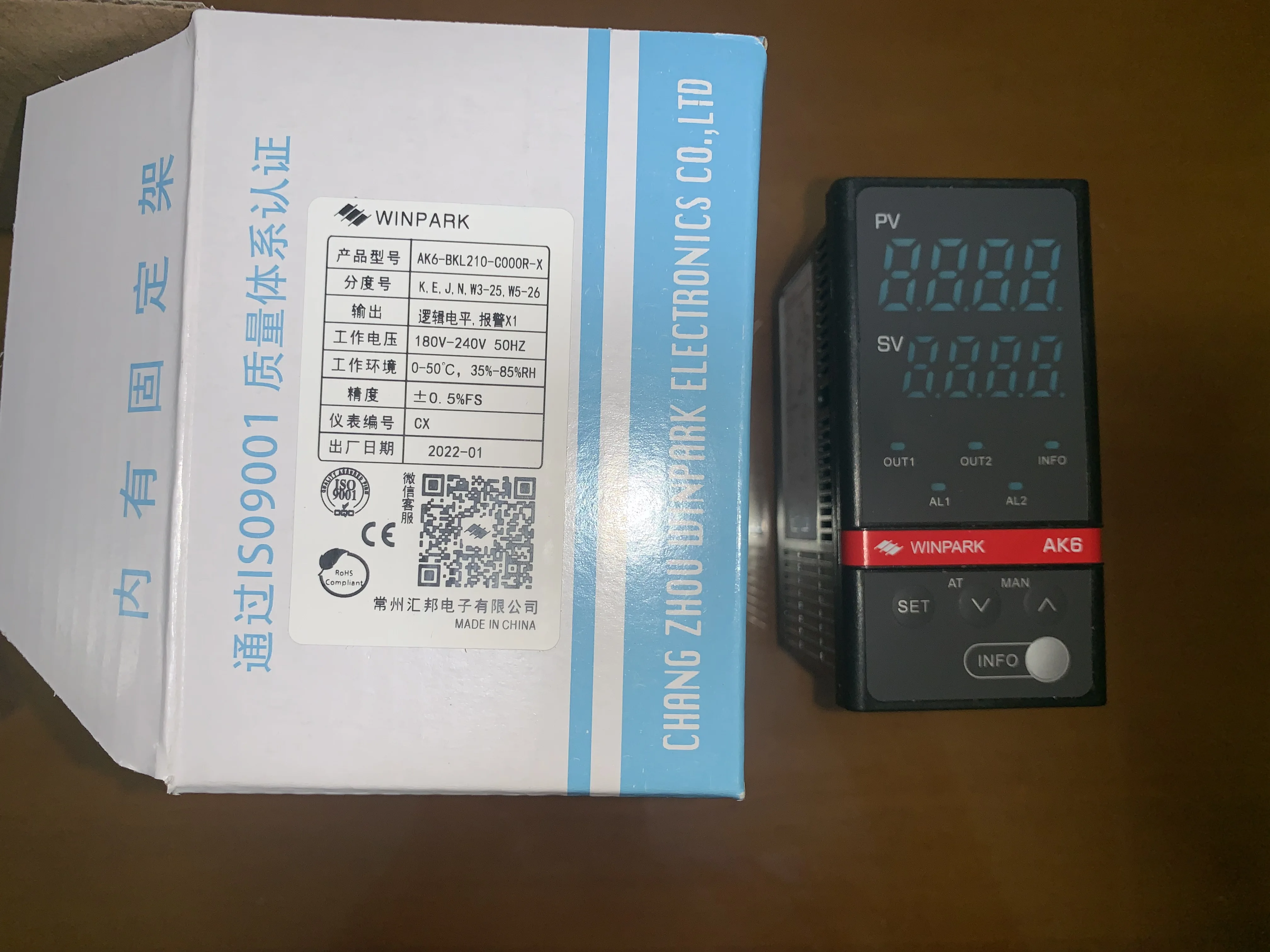 

AK6-BKL210-CO0OR-X replace WINPARK XMTD-2C logic level of the state temperature controller XMTB-2C-011-0112013