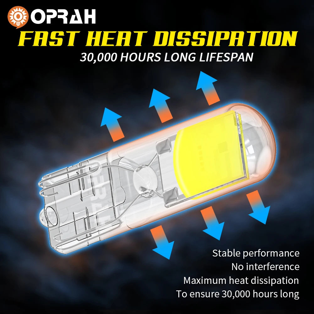ڵ ׸   Ʈ, ڵ ȣ  , ȣ Ʈ, 2x T10 W5W LED , ̾ COB ̺ , 12V 6000K