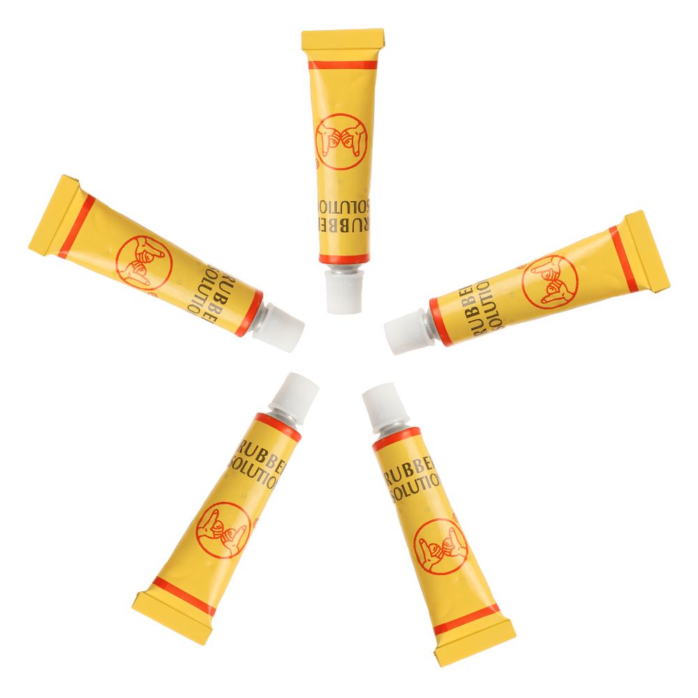 5PCS/Lot 8ML Bicycle Tire Repair Glue Road Mountain Bike Tyre Inner Tube Puncture Repair Glue Rubber Cement Cold Glue Tire Patch