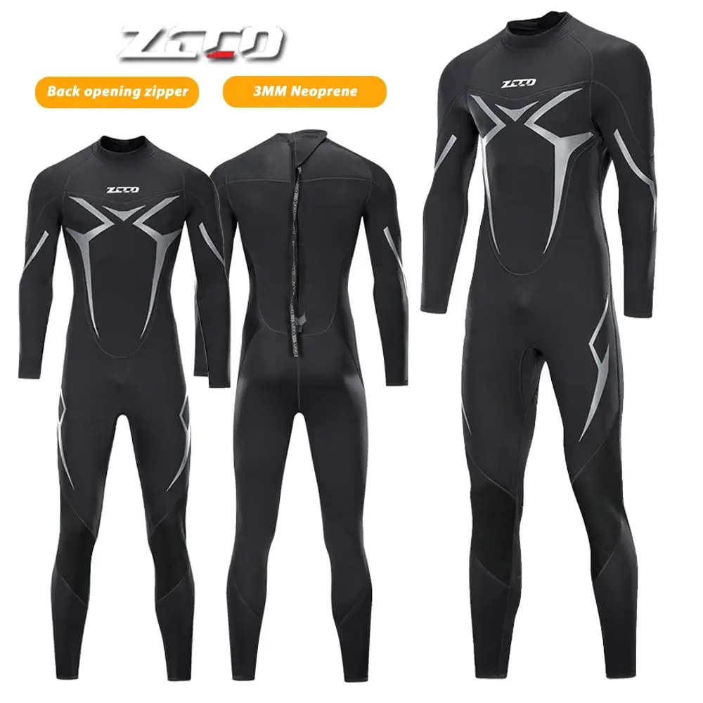 ZCCO Wetsuits Men's Women's 3mm Premium Neoprene Full Sleeve Dive Skin For Spearfishing,Snorkeling, Surfing,Canoeing,Scuba Diving diving suits