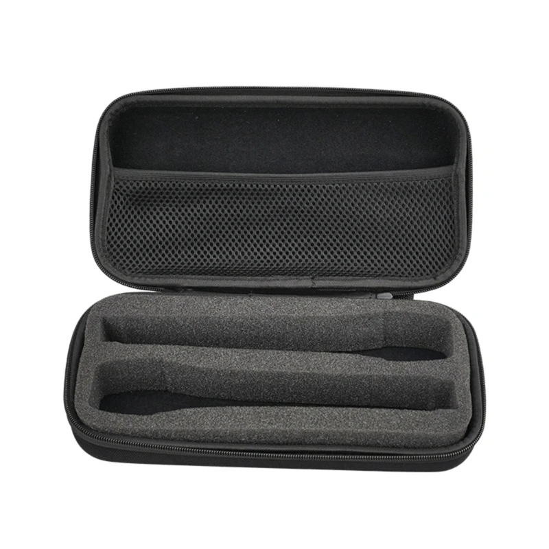 

Carrying Case, EVA Zipper Carrying Hard Case Cover Microphone Storage Bag