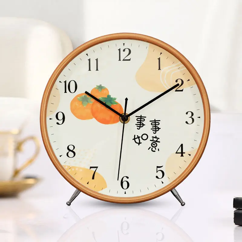 

Bedside Alarm Clock Quartz Battery Operated Wake Up Desktop Clocks Watch Desk Table Alarm Clock For Home And Office