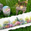 PET Tape Mountain Wild Flower Realm Series Flower Stone Landscape Outdoor Hand Account Collage Material DIY Decoration Card Gift 6