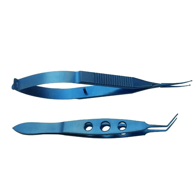 Intraocular-Lens-Holding-Tweezers-Flat-Handle-Duckbill-Lens-Forceps ...