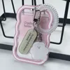 INS Transparent Photocard Holder with Spring Keychain Idol Photo Protective Case 3 Inch Photo Card Holder Student ID Card Cover 4