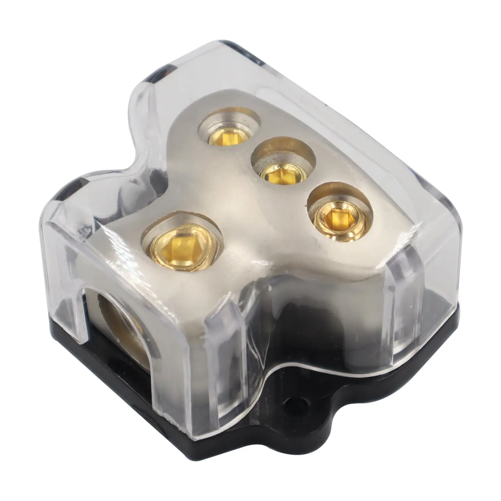 3 Way Power Distribution Block 1x 0 Gauge in 3x 4 Gauge Out for Car Audio Amplifier Splitter Accessories power distribution block