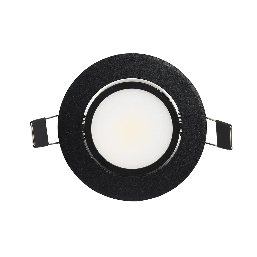 Focos LED antideslumbrantes regulables AC220V 110V Foco de techo LED empotrado de aluminio COB Lámpara de techo