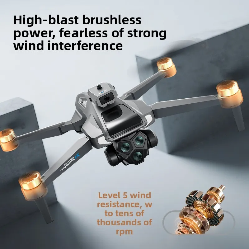 Drone Selfie Poche M66 MAX 8K WiFi en vol avec évitement d'obstacles actif
