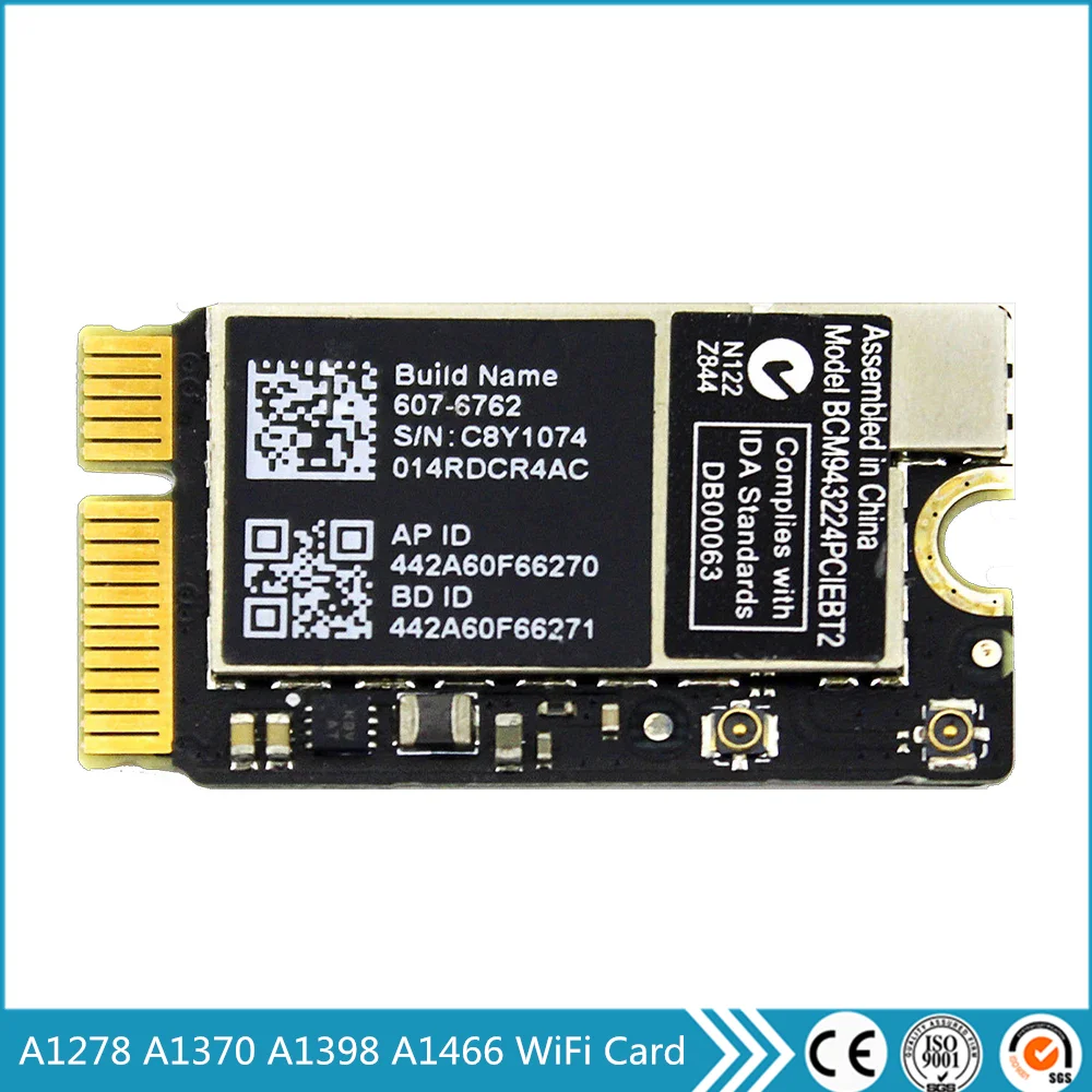 Распродажа, A1278, A1370, A1398, A1466, 2008-2017 для Macbook Air Pro, 11, 13, 15 дюймов, Bluetooth, Wi-Fi, аэропортовая карта BCM943224PCIEBT2, BCM94331CSAX