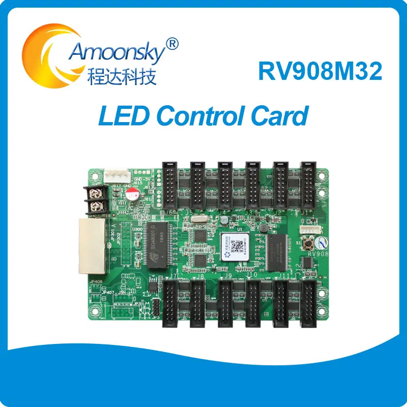 

Linsn RV908M32 LED Receiving Card Display Control System Integrated With 12 Standard HUB75 Type Connectors