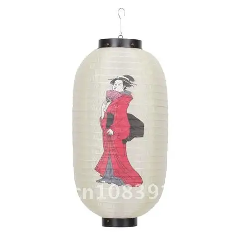 

10 inch Hanging Lantern Cloth Spray Painting Decorative for Japanese Style Pub Festival Sushi Barbecue Sashimi Restaurant