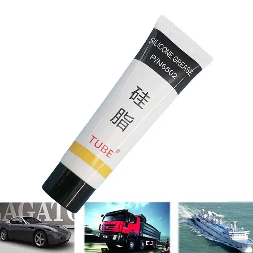 2Pcs 50g Waterproof Sealing Silicone Grease Lubricant Non-toxic Odorless O Valve Silicon Based Lubricating Grease