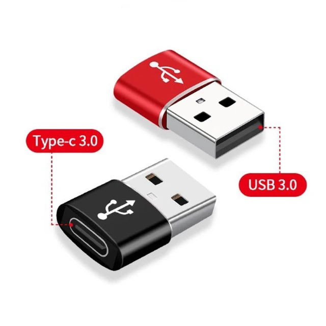 Адаптер USB 3.0 к USB C 3.1 Mini Hi-Speed USB Type C Female to USB Type A Male Быстрая зарядка Синхронизация данных OTG Adapter Converter 4