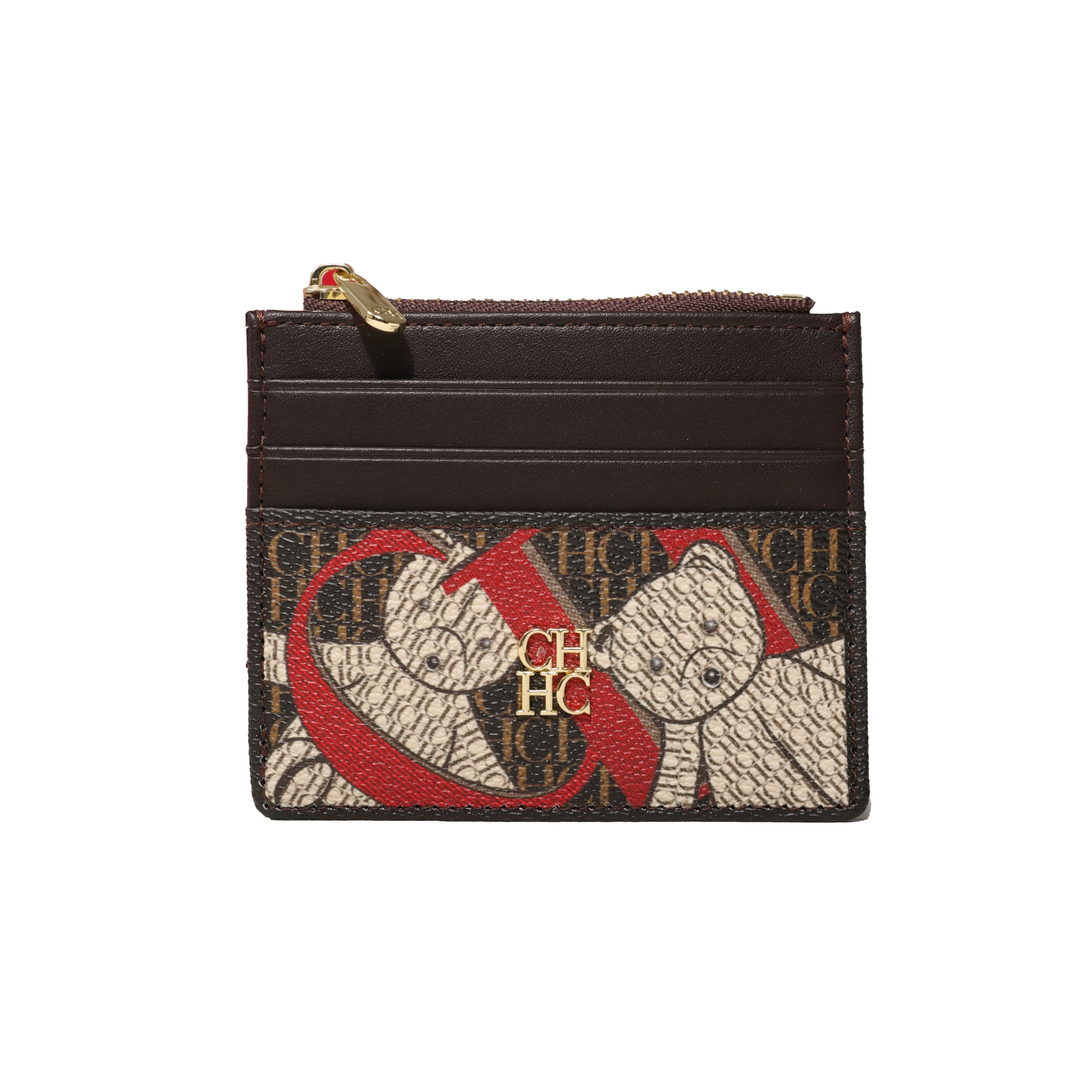 CH Portable Women's Wallet Exquisite Urine Decoration Durable and Elegant Brand Design Letter Decoration Zipper Card Bag 3
