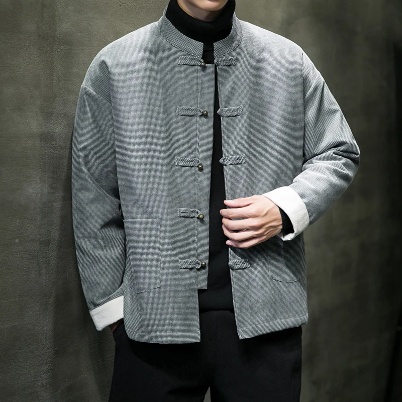 Giacca Tang Uomo - Cappotto Tradizionale Cinese Per Kung Fu E Cerimonie