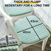 42X40CM Large Chair Cushion With Ties Ultra Soft Warm Seat Cushion For Office Car Soft Comfortable Square Seat Cushion Textile 6