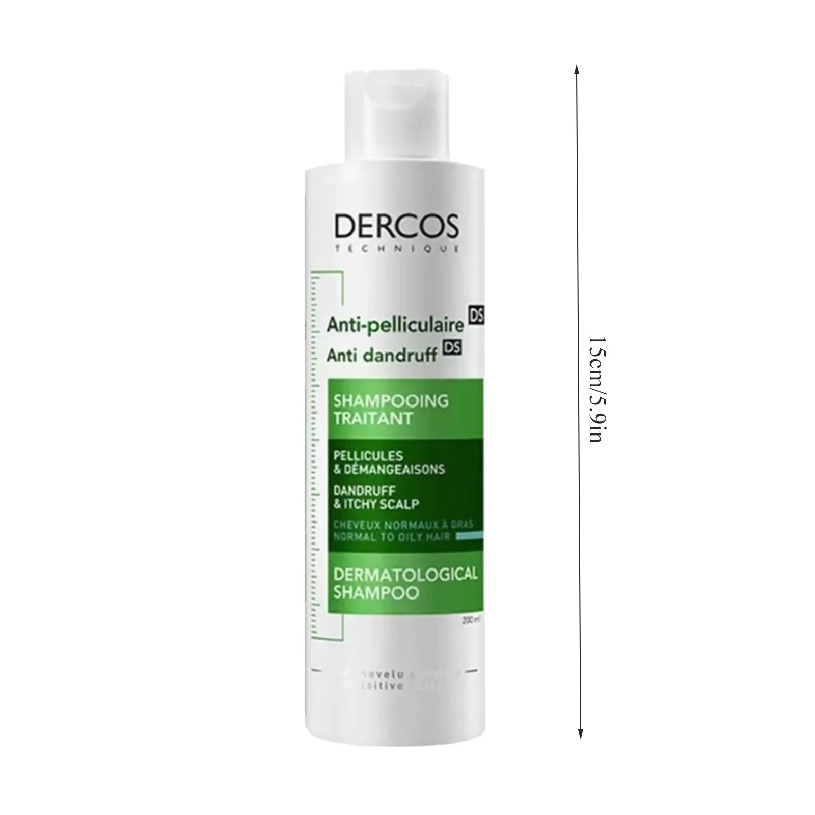 Green Label Shampoo Anti-dandruff Control Oil Improve Itchy Scalp Dry Hair Suitable for Scalp Care 200ml