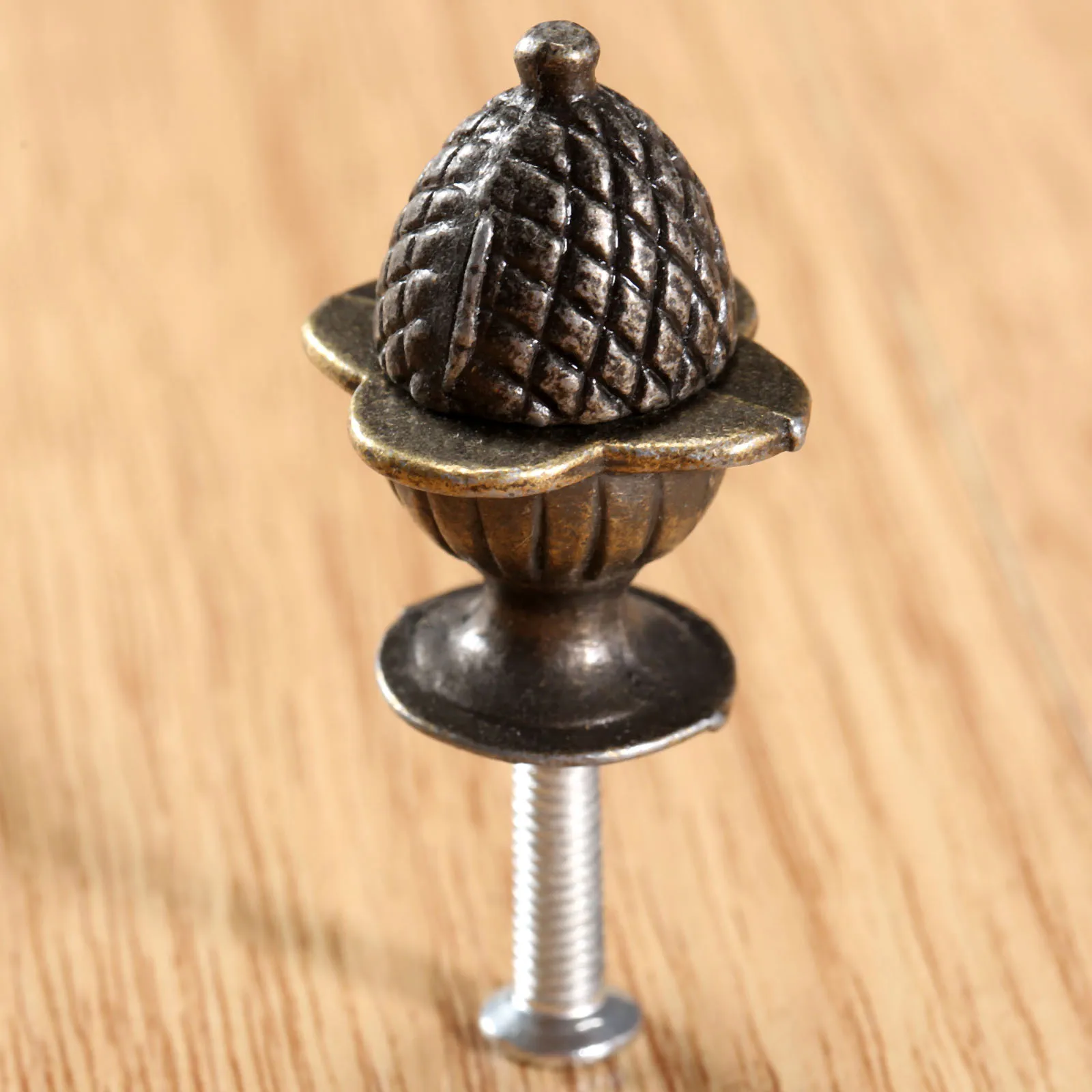 Metal Handle Pull Knob 5pcs 30*23mm Antique Bronze Single Hole screw Drawer Cabinet Dresser Cupboard Wardrobe Furniture Hardware furniture knobs