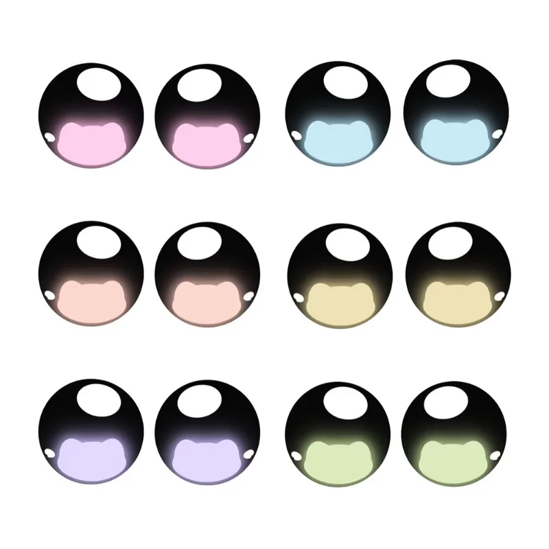 Tieraugen Cartoon Tierkopf Augenzubehör Malerei Pelzige Tieraugen Kig Serie Abnorme Pupille Druck DIY Zubehör 1