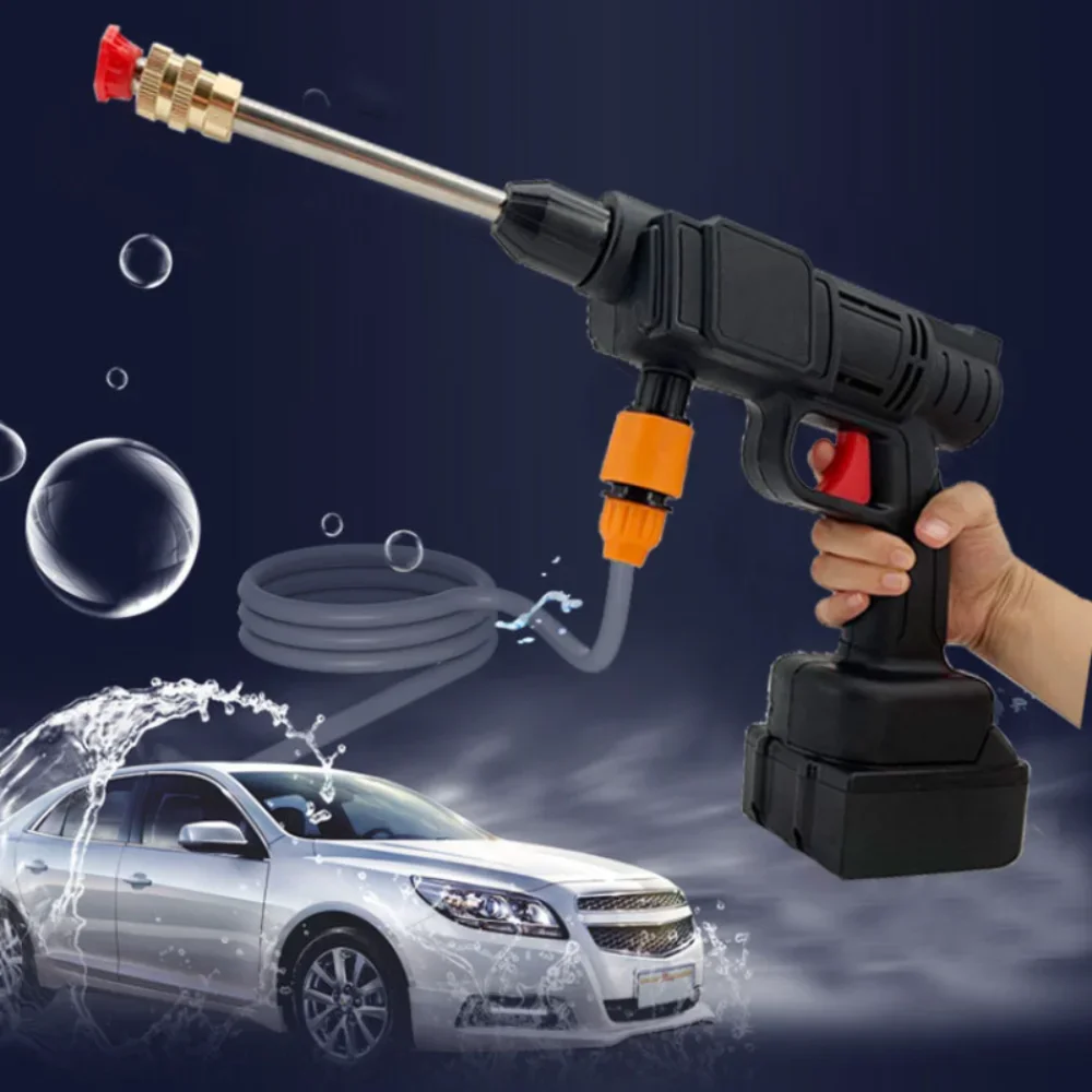 10000mAh 30Bar Wireless Car Washer High Pressure Car Wash Water Gun Portable Car Washing Machine for 18V Makita Battery 2