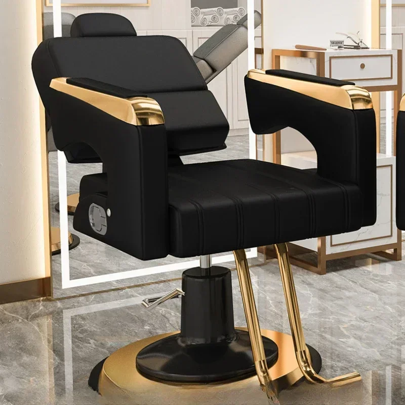 Hairdressing Swivel Barber Chairs Recliner Adjustable Hair Cutting Comfort Barber Chairs Spa Speciality Sillas Furniture QF50BC