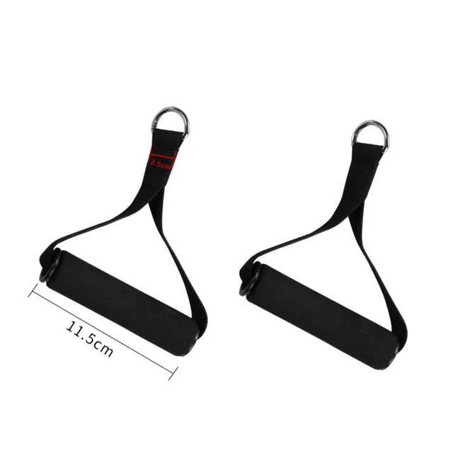 Gym Resistance Bands Handles Anti-slip Grip Strong Nylon Webbing Fitness Heavy Duty Cable Machine Workout Equipment 6
