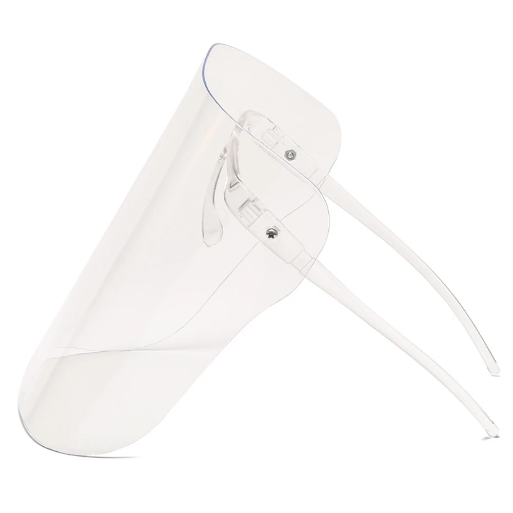 Kitchen Transparent Face Shield Kitchen Goggles Anti-oil Onion Goggles Dust-Proof Face Protective Mask Anti-spray Mask