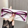 Women's New Style Finished Myopia Glasses Unisex Anti-blue Light Minus Diopter Eyewear Fashion Near Sight Eyeglasses 0-3.5-4.0 2