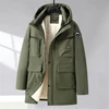 Winter Cargo Parkas Men Thick Fleece Jacket Coats Plus Size 13XL Camp Parkas Waterproof Casual Winter Long Jacket Male Big Size 2