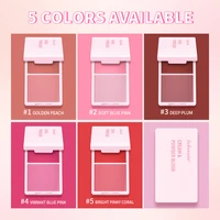 Blush Juvia's Cream Powder Matte Blush Makeup Rose Pan Long-lasting Wearing High Pigment Natural Matte Blush Duo Cosmtics 2