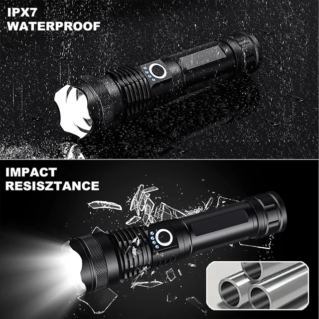 High-Power Rechargeable LED Tactical Flashlight 5