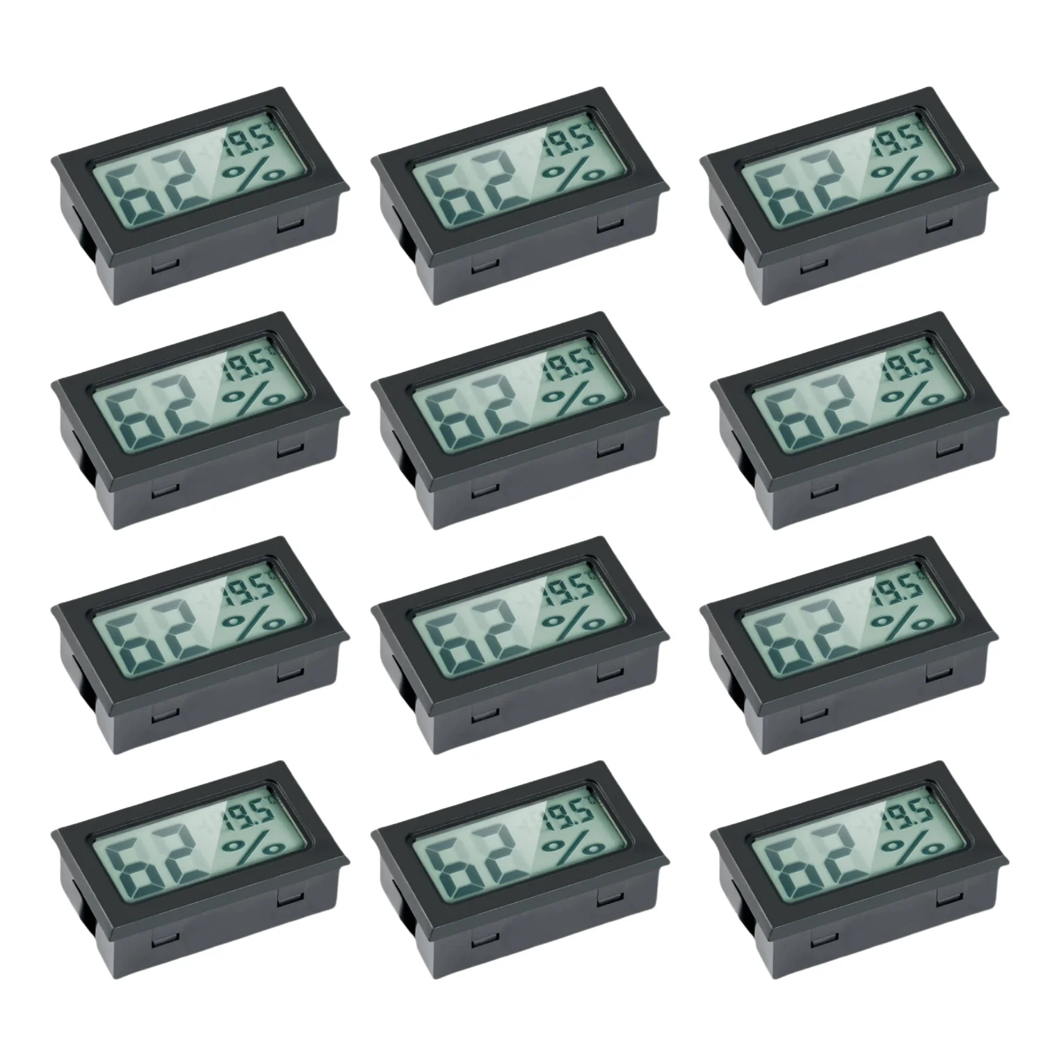 12pcs Black