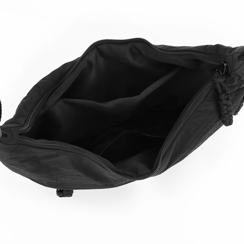 Nylon Crossbody Bag with Zipper Trendy Crescent Bag with Adjustable Strap Hobo Shoulder Bag Lightweight Shoulder Purse for Women