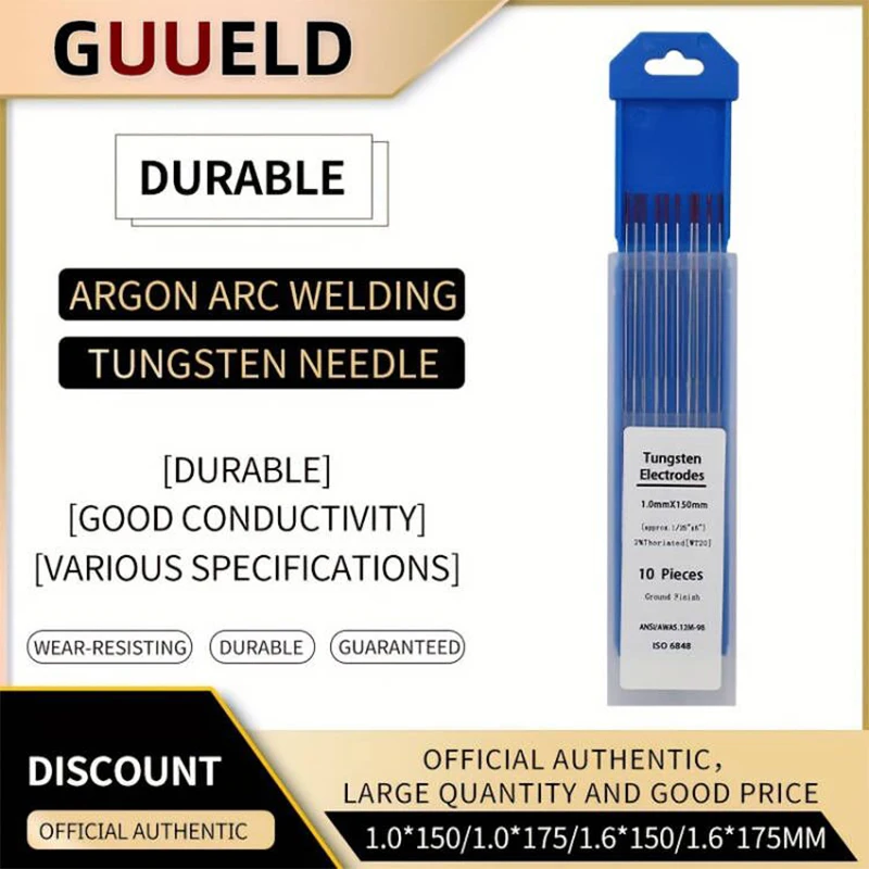 Tungsten electrodes 10 pcs Tungsten Electrode Head Needle/Wire for TIG WSME SUPER Welding Machine