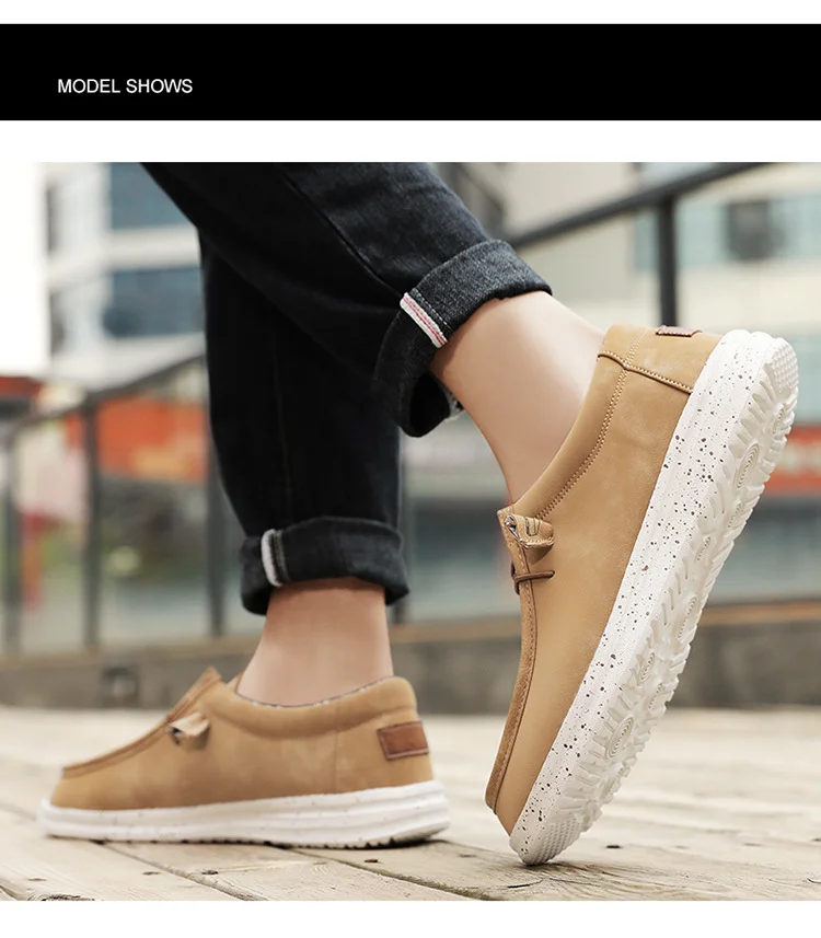 Marke Frühling Sommer Mokassins Männer Halbschuhe Hochwertige echte Lederschuhe Männer Wohnungen Leichte Fahrschuhe_voghion.com