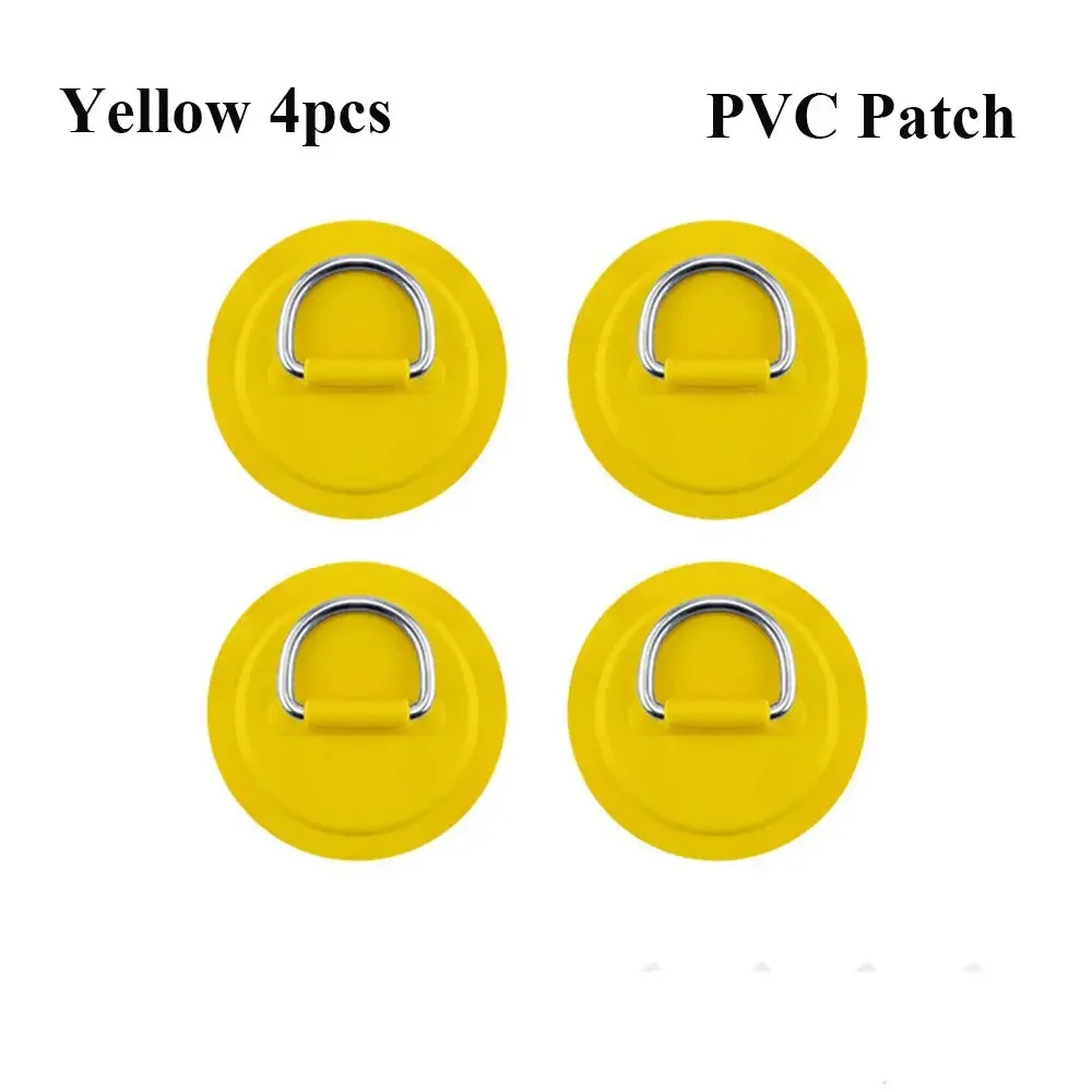 Surfboard Dinghy PVC Patch with Stainless Steel D-Ring and Bungee Rope Kit