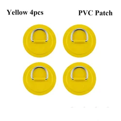 Surfboard Dinghy PVC Patch with Stainless Steel D-Ring and Bungee Rope Kit (6-4pcs)