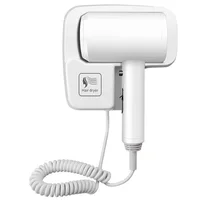 Professional Hotel Hair Dryer Wall-mounted Powerful Strong Wind Bathroom Toilet Household Blow Dryer Punching with 3M Glue 1