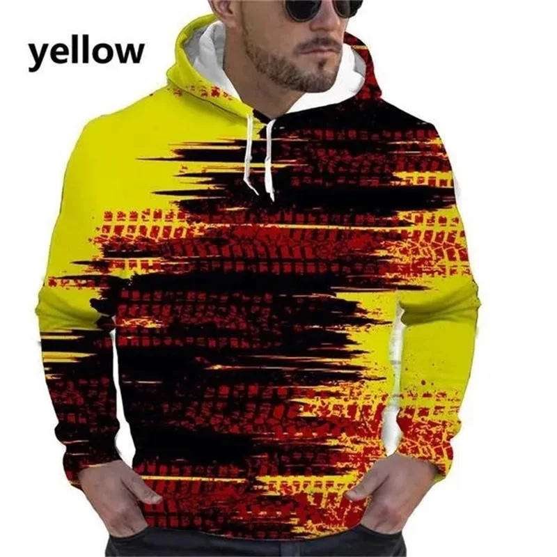 thumbnail image 1 of Sudaderas con capucha personalizadas para hombre, con estampado 3D en blanco y negro, estilo hip hop, de manga larga y talla grande, 1 of 4