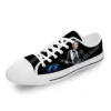 Johnny Hallyday Rock Star Lightweight Cloth 3D Print Funny Fashion Low Top Canvas Shoes Men Women Casual Breathable Sneakers 2