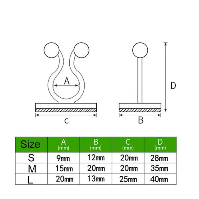 10Db/Beállított Növényi Mászó Tartó Láthatatlan Szőlőmászó Fal Rögzítő Horoggomb Tervez - Image 6
