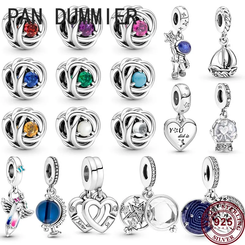 New Hot 925 Silver 12 Star Astronaut Beads Suitable For Women Original Pandoha Bracelet High Quality Charm Pendant Jewelry