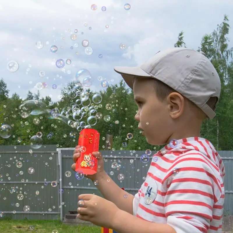 Portable Firework Bubble Machine Automatic Bubble Blower With Music electronic automatic landing For New Year Birthday Party 3