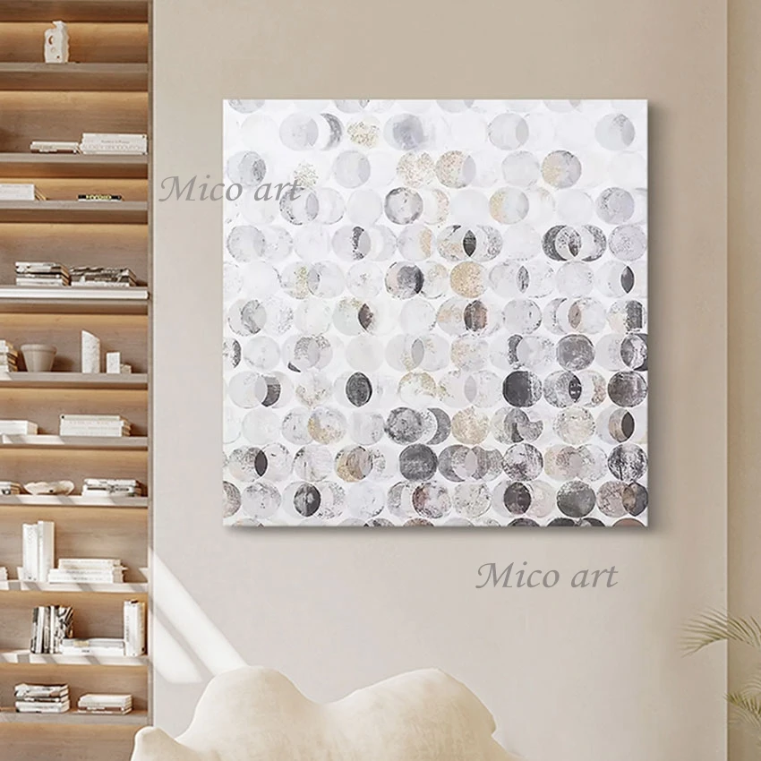 

Abstract Canvas Painting Art Picture Frameless Geometry Shape Texture Design Original Artwork Painting Large Outdoor Wall Decor