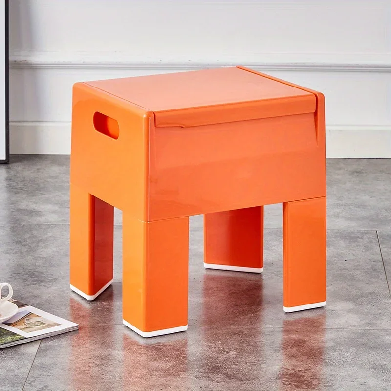 Household Small Stool, Modern and Simple Low Stool, Home Storage, Shoe Changing Stool, Sedentary Small Chair 6