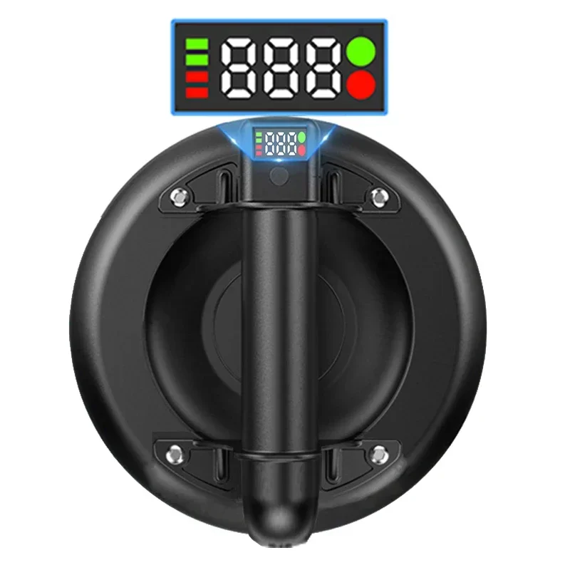 8 Inch 250kg Electric Vacuum Suction Cup Bearing Capacity Heavy Duty Vacuum Lifter for Granite Tile Glass Manual Lifting Powerfu